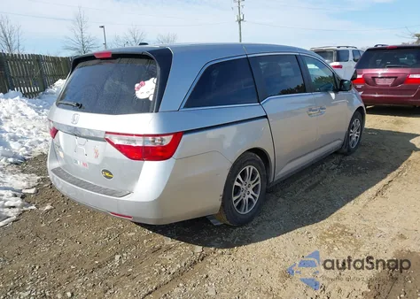 2011 Honda Odyssey Ex-L z USA, uszkodzony, nr VIN 5FNRL5H61BB033016